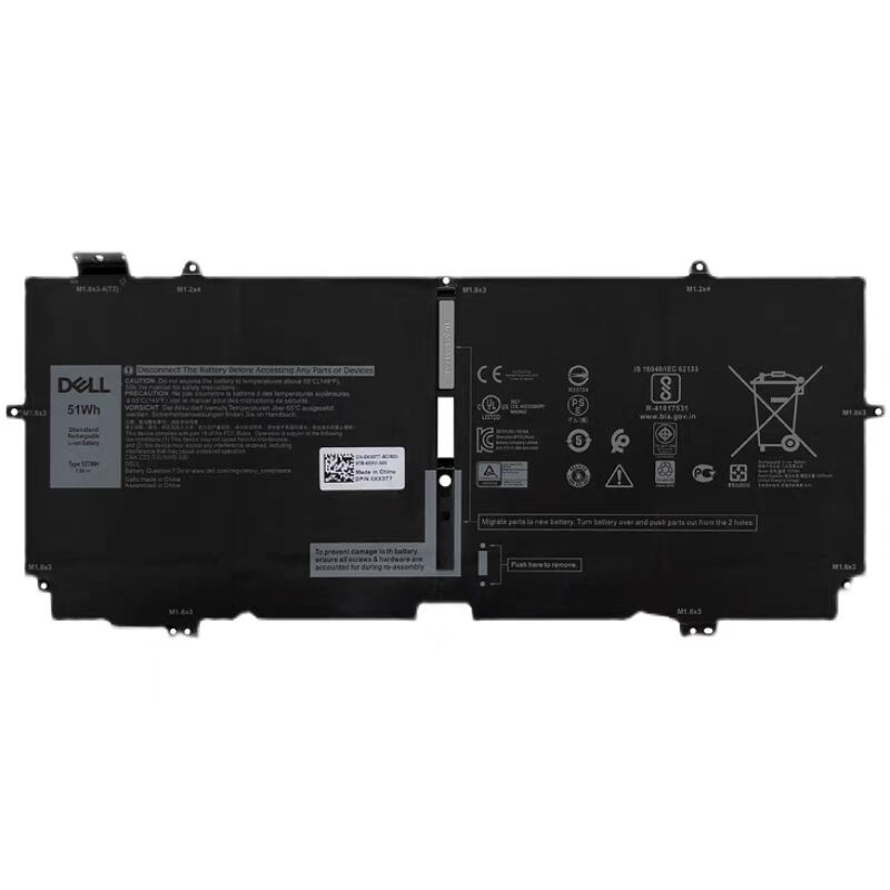 51Wh Dell XPS 13 9310 2-in-1 2019 Series Battery 7.6V 6375mAh