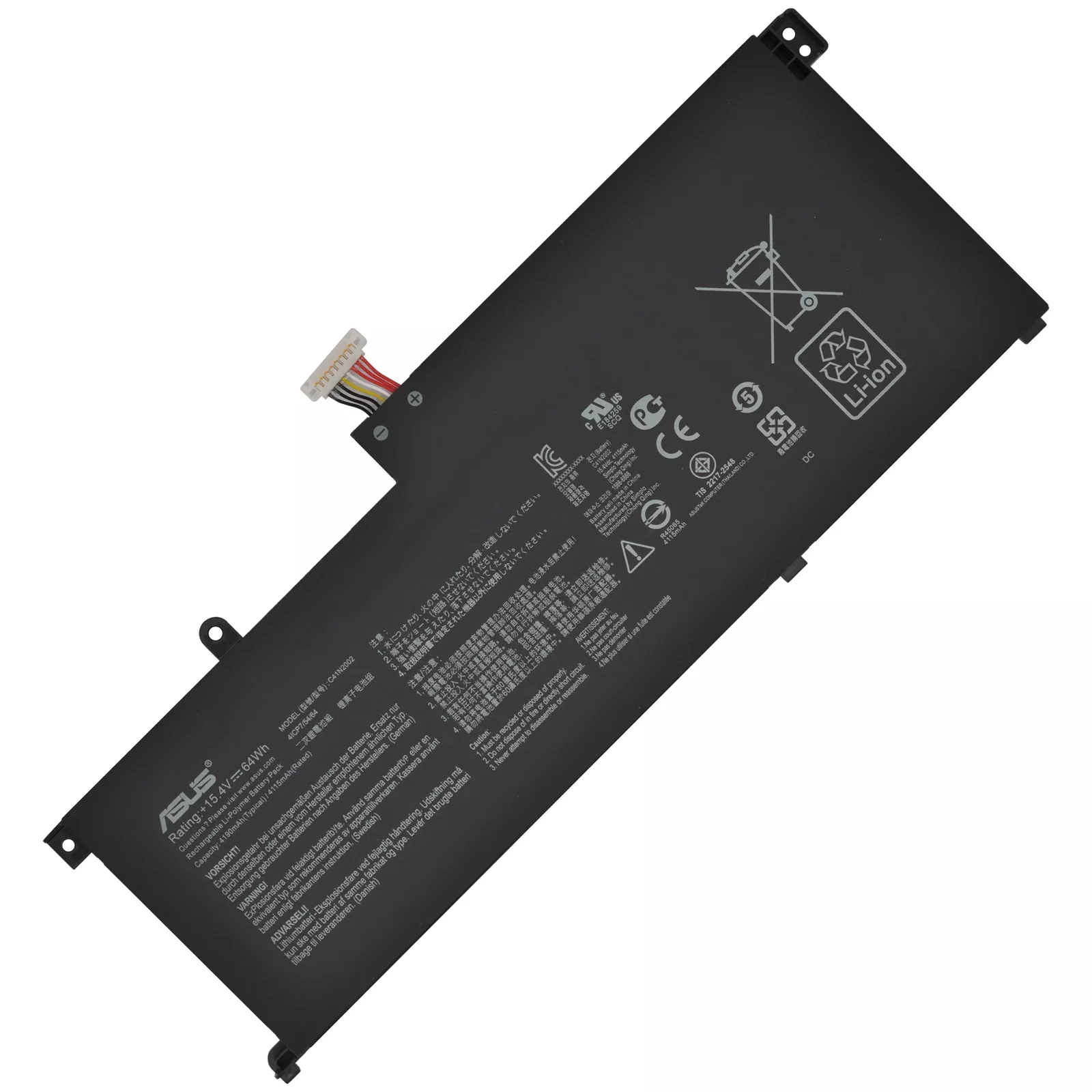 64Wh Asus ZenBook Pro 15 UX535LI-BN226R Battery