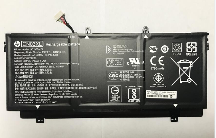 New 3-cell HP Spectre x360 13-ac088no 13-ac088tu Battery