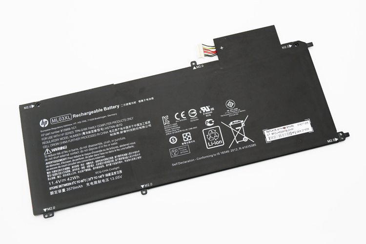 42Wh HP Spectre x2 12 Detachable Tablet Battery 11.4V 3570mAh