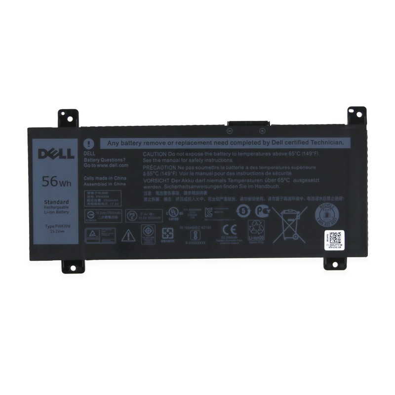 56Wh Dell PWKWM 0M6WKR 63K70 9KY50 P78G P78G001 Battery