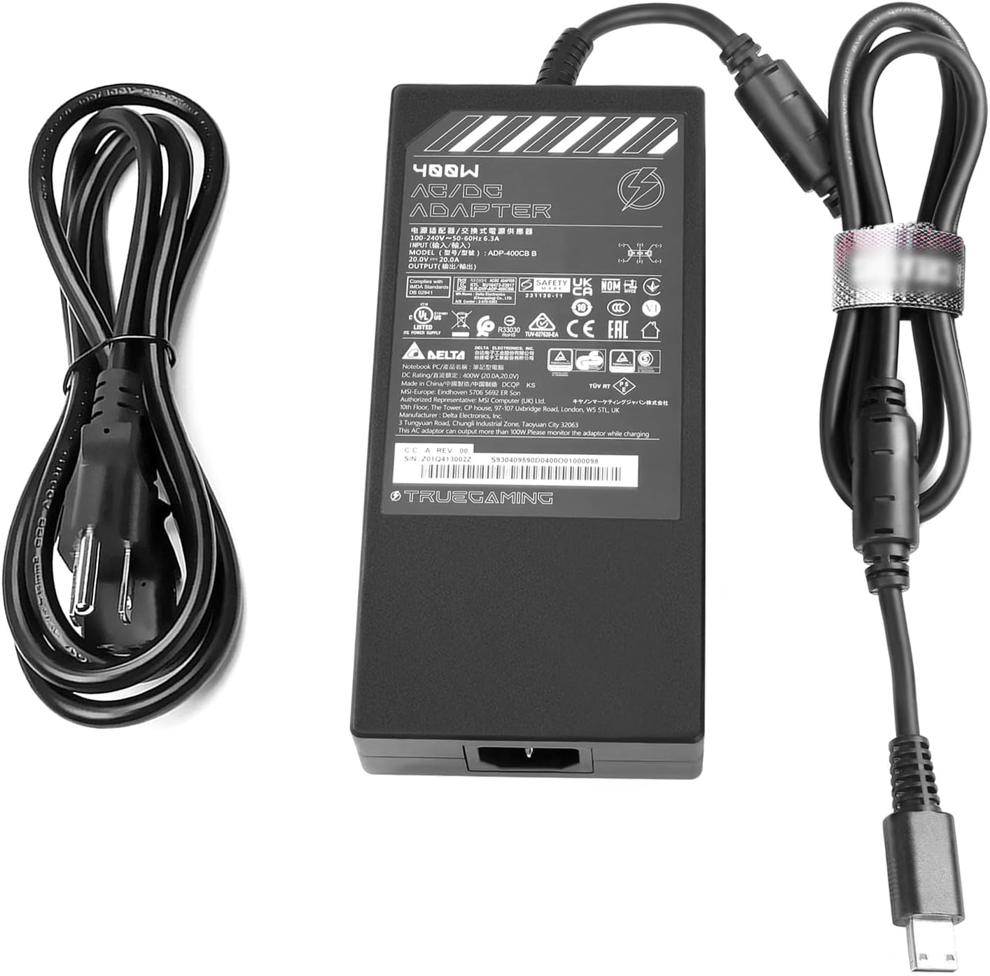 400W MSI Titan 18 HX A14VIG-087IT AC Adapter Charger Power Supply